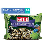 Kaytee Seed & Mealworm Treat Cake, 1.4 lb