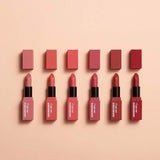 TOUCH IN SOL Pretty Filter Soul Velvet Lipstick 3.5g - Long Lasting Hydrating Formula Semi Matte Lipstick, Daily Natural Lip Color with Romantic Look (#6 Havana Red)