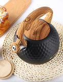 Tea Kettle, 2.7 Quart BELANKO Teapot Whistling Kettle with Wood Pattern Handle