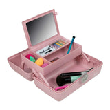 Caboodles On-The-Go Girl Cosmetic Organizer, Millennial Pink Sparkle