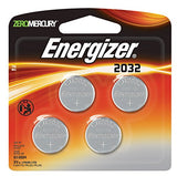 Energizer Watch/Electronic/Specialty Battery, 2032, 3V, 4/Pack (2032BP4)