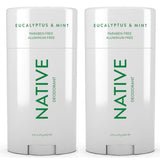 Native Deodorant Eucalyptus & Mint 2.65oz (2 pack)
