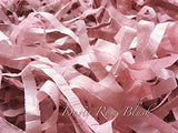 Vintage Rose Blush Shredded Tissue Paper Shred Dusky Ash Antique Vintage Pink