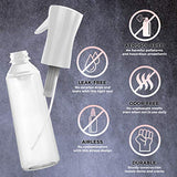 PACK OF 2 Flairosol Sprayer Continuous Hair Water Ultra Fine Mister Spray Bottle