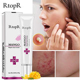 RtopR Mango Repair Acne Cream, Anti-Acne Gel, Facial Care Cream, Remove Acne, Shrink Pores, Whiten and Moisturize, Facial Skin Care