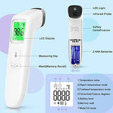 Touchless Thermometer, Forehead Thermometer with Fever Alarm and Memory Function