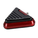 Triangle Foot Switch, Zinc Alloy Foot Pedal with Anti-skid Pad, RCA (Red)