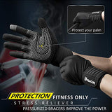 Updated 2021 Ventilated Weight Lifting Gym Workout Gloves Full Finger