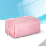 MINISO Minigo Waterproof Travelling Cosmetic Make-up Storage Bag 1 Layer, Portable Makeup Pouch Travel Organizer Bag - Pink
