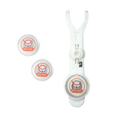 SSENSIL, Dental Floss with Holder for Plaque and Food Removal, Oral Care, Tooth Cleaner, 2 packs of Dental Floss, White