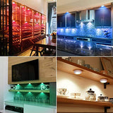 Elfeland Puck Lights with Remote Wireless LED Color Changing Puck Lights