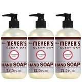 Mrs. Meyer's Clean Day Liquid Hand Soap, Cruelty Free and Biodegradable Formula