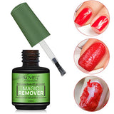 2Pcs Magic Nail Polish Remover, Removes Soak Off Gel Polish Easily & Quickly, Professional Non-Irritating Nail Polish Remover