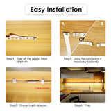 Under Cabinet LED Lighting kit, 6 PCS LED Strip Lights with Remote Control