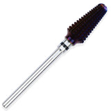 C & I TAPERED TORNADO & TEXAS TORNADO Nail Drill Bit for Nail Drill Machine, Purple Coated (Tapered Tornado, XC)