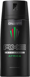 AXE Body Spray MIX within available kind ( Pack of 6)(6X 150 ml/5.07 oz )