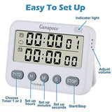 Dual Digital Timer , Kitchen Timer for Cooking Countdown Timers Pomodoro Timer