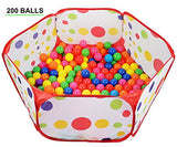 Click N' Play Pack of 200 Phthalate Free BPA Free Crush Proof Plastic Ball, Pit Balls