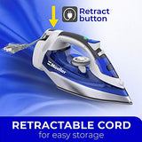 Mueller Professional Grade Steam Iron, Retractable Cord for Easy Storage, Shot of Steam