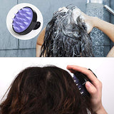 Hair Shampoo Brush, Heeta Scalp Care Hair Brush with Soft Silicone Scalp Massager