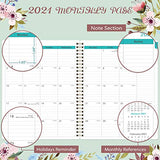 2021 Planner - 2021 Weekly & Monthly Planner with Tabs, 2021 floral planner