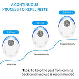 Bocianelli Ultrasonic Pest Repeller 6 Pack, 2020 Pest Repellent, Pest Control Set