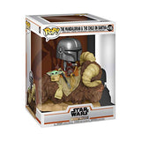 Funko Pop! Deluxe: Mandalorian - Mandalorian on Bantha with Child, Multicolor