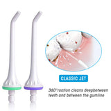 Replacement Jet Tips for Zerhunt Cordless Water Flosser FC159 (2 Pack)