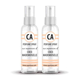 CA Perfume Impression of Mademoiselle for Woman Travel Size Sample Fragrance Eau de Parfum Sprayer (2 Fl Oz/ 60 ml) X2