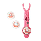 SSENSIL, Dental Floss with Holder for Plaque and Food Removal, Oral Care, Tooth Cleaner, 2 packs of Dental Floss, Pink