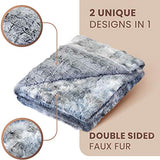 Everlasting Comfort Luxury Faux Fur Throw Blanket - Ultra Soft and Fluffy