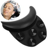 Hair Washing Neck Rest Cushion - Salon Spa Silicone Shampoo Bowl Gripper, Hair Washing Neck Support Rest Pillow Cushion for Sink