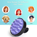 Hair Shampoo Brush, Heeta Scalp Care Hair Brush with Soft Silicone Scalp Massager