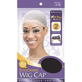 (6 Pack) Qfitt- Wide Band Stocking Wig Cap (Natural)