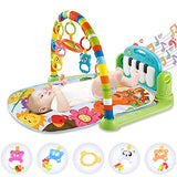 Hoopeum Baby Play Mat Toys for 0-3-6-12 Months,Activity Jungle Gym Playmat Tummy