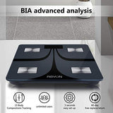 ABYON Bluetooth Smart Bathroom Scales for Body Weight Digital Body Fat Scale
