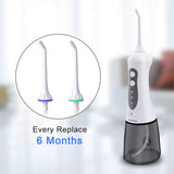 Replacement Jet Tips for Zerhunt Cordless Water Flosser FC159 (2 Pack)
