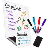 Magnetic Dry Erase Whiteboard Sheet for Kitchen Fridge: with Stain Resistant
