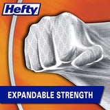 Hefty Ultra Strong Tall Kitchen Trash Bags, Clean Burst Scent, 13 Gallon, 80 Count