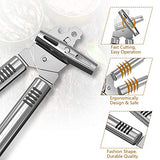 Can Opener, Kitchen Stainless Steel Heavy Duty Can Opener Manual Smooth Edge
