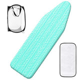 Seiritex Silicone Ironing Board Cover with Elastic Edge Scorch and Stain Resistant Cotton