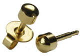 12 Pairs Universal Gold Ball Mini 2mm 24k ear piercing gun kit cartilage earring stud
