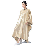 Echaprey Professional Adults Salon Cape Hairdressing Hair Cutting Cape Waterproof Barbers Haircut Apron (Gold)