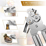 Can Opener, Kitchen Stainless Steel Heavy Duty Can Opener Manual Smooth Edge