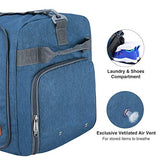 Canway 65L Travel Duffel Bag, Foldable Weekender Bag with Shoes Compartment