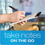 TOPS The Legal Pad Writing Pads, 5" x 8", Jr. Legal Rule, Canary Paper, 50 Sheets