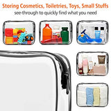 TSA Approved Toiletry Bag, Packism Clear Makeup Bag Waterproof Quart Size Bag