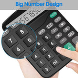 Helect Calculator, Standard Function Desktop Calculator, Black