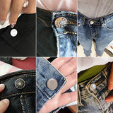 Button Pins for Jeans, Pants Button Pins Instant Buttons Jean Button for Pants Fashion