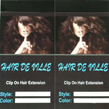 10 Pcs Full Head Heat Resistant Synthetic Clip In Hair Extensions Long 16 Inches 125 g Color Light Blonde